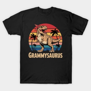 Grammysaurus T Rex Dinosaur Grammy Saurus Mother's Day T-Shirt